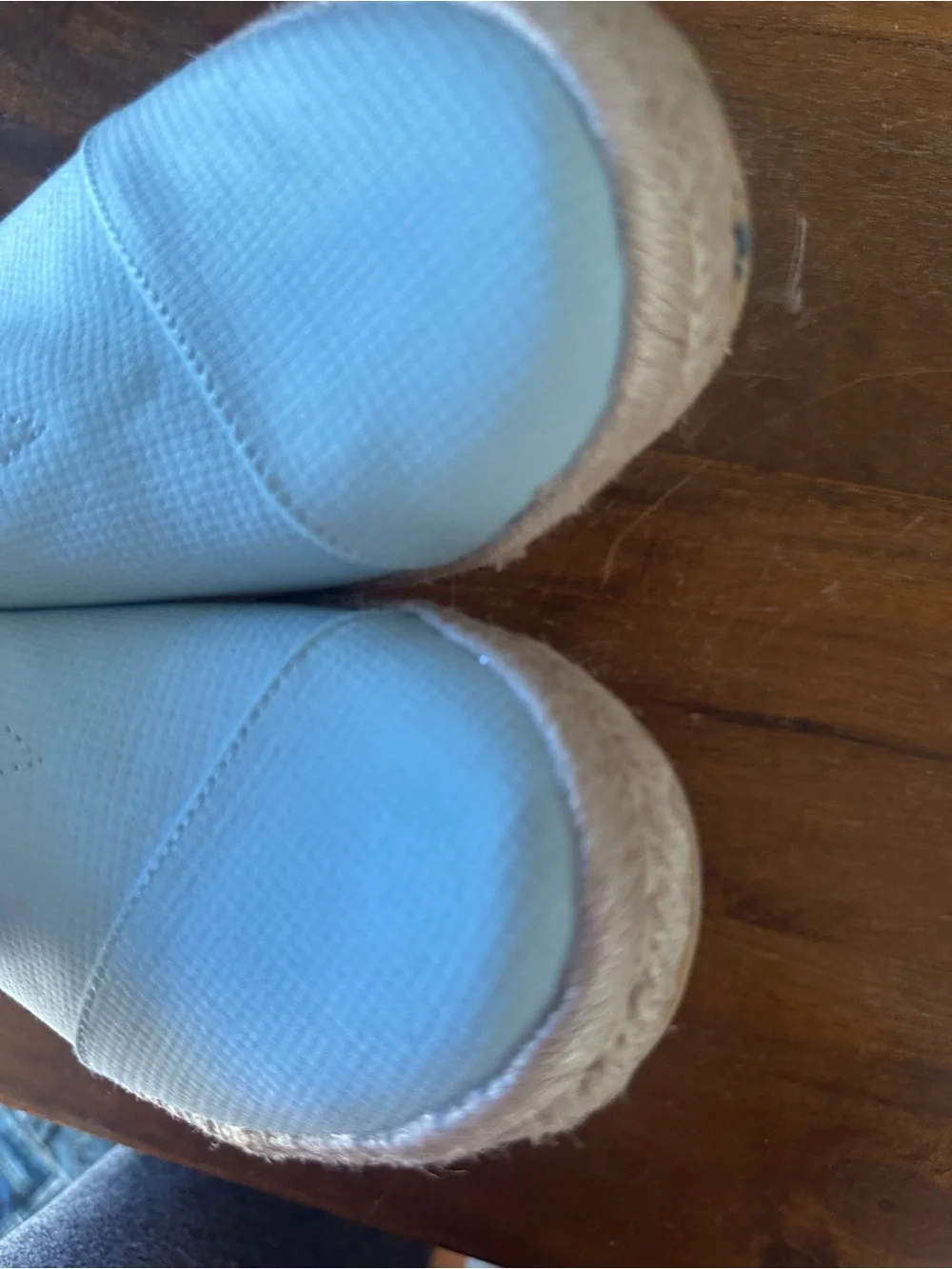 TOMS Alpargata light Mint Canvas Espadrille Slip-On Shoes size‎ 9 NWT